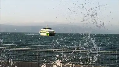 Kötü Hava Şartları Nedeniyle Deniz Otobüsü Seferleri Durdu